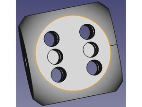 dé jeux cube jeu 3d print model - Mito3D