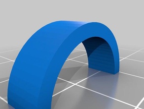 simple bridging test arc 3d printing tests 3d print model - Mito3D