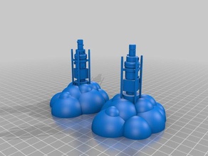 tibanna cloud sensors toys & games bespin cloud-city star wars x-wing 3d print model - Mito3D