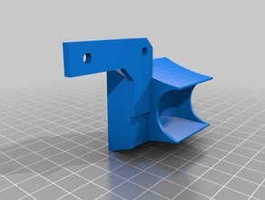 titan extruder fan mount 3d printer parts 3d print model - Mito3D