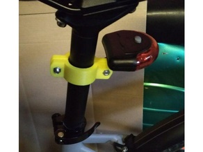 bike seat tube mount rear light sport & outdoors 3d print model - Mito3D