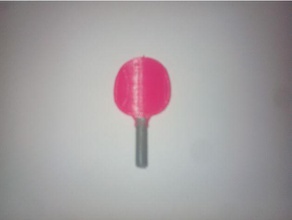 raquette de ping-pong double extrusion jouets & accessoires jeux couleur extrudeuse la poupée petite pagaie le jouet 3d print model - Mito3D