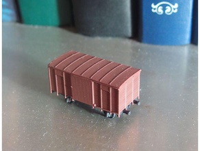 boxcar 1 a 200 veículos De estrada de ferro 3d print model - Mito3D