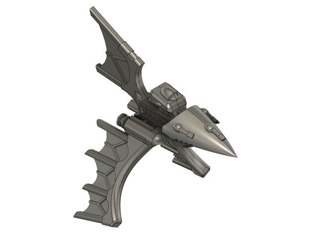 eldar destroyer 2 toy & game accessories battlefleet gothic 3D print model - Mito3D