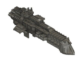 imperial cruiser toy & game accessories battlefleet gothic 3d print model - Mito3D