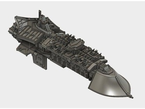 grand cruiser giocattolo & accessori di gioco battlefleet gothic bfg 3d print model - Mito3D
