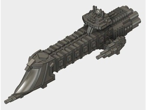 imperial light cruiser toy & game accessories battlefleet gothic 3d print model - Mito3D