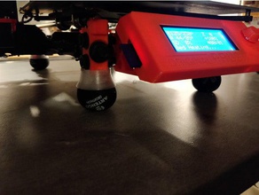 prusa i3 mk2 pelota de squash pie Impresora 3d accesorios amortiguadores vibración 3d print model - Mito3D