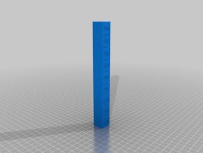 temperature tower abs 250 - 210 3d printing tests 3d print model - Mito3D
