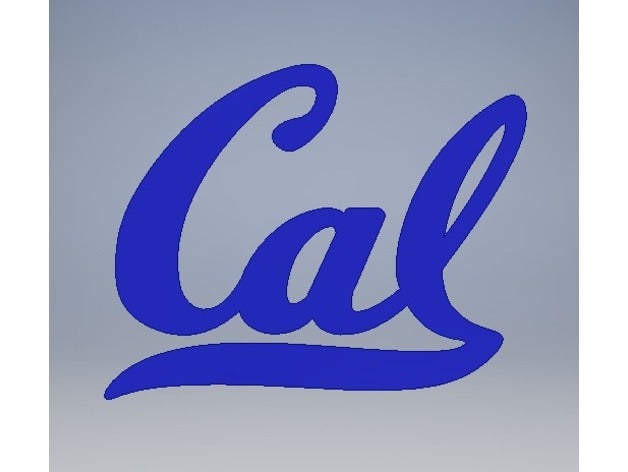 university california cal logo signs & logos america beaches college palm trees sand uc system ucb ucd ucr ucsd united states univeresity usa 3D print model - Mito3D