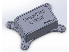 touchdro boîtier arduino uno tour porte-outils & boîtes cas affichage numérique lecture digitale mini 3d print model - Mito3D