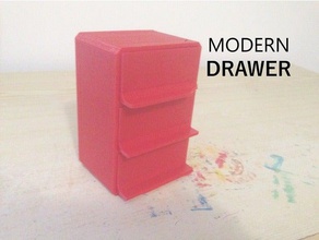 modern desk drawer office home organization 3d print model - Mito3D