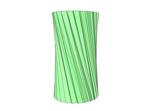 vase 17 decor container flower pencil holder wslab 3d print model - Mito3D