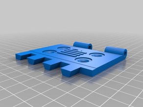 monoprice mini v2 support de bobine modifié la plaque arrière L'impression 3d 3d print model - Mito3D