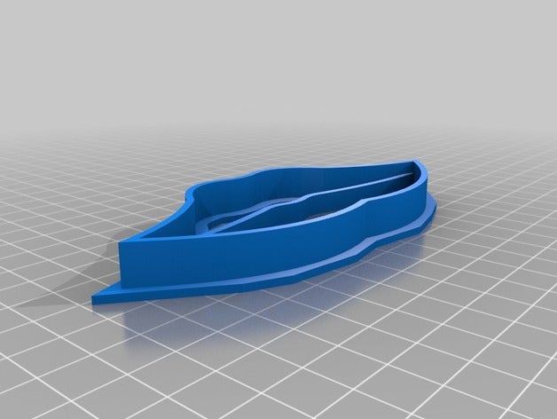 lips cookie cutter kitchen & dining kiss 3D print model - Mito3D