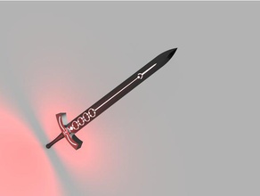 excalibur morgan toy & game accessories alter saber caliburn fate stay night sword 3d print model - Mito3D