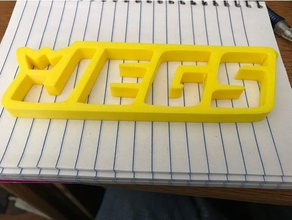 jegs logo signs & logos keychain keychains 3d print model - Mito3D