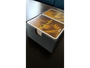 compact splendor case notch toy & game accessories boardgame box cards holder organization organizer 3d print model - Mito3D