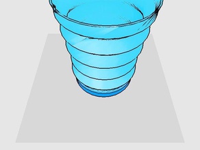 cup 01 3d-drucken doodle3d verwandeln Blumentopf vase 3d print model - Mito3D