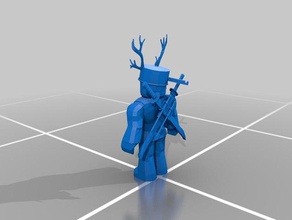 more900 Charakter Skulpturen roblox 3d print model - Mito3D