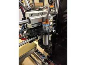 rear bed level sensor holder 3d printer parts anet a8 upgrade leveling e3d v6 inductive 3d print model - Mito3D