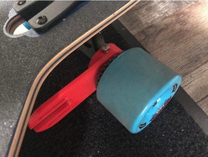 elektronische longboard brushless motor mount sport & im freien Elektro-longboard motorisierte 3d print model - Mito3D