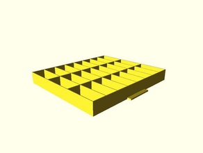 personalizable organizador de cajón portaherramientas y cajas el 3d print model - Mito3D