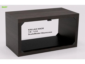 kallax - hack vitrine scalemodel 1 8 12 le bricolage 3d print model - Mito3D