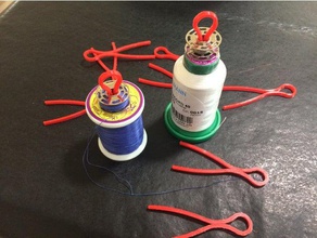 large bobbin holder hobby bernina embroidery sewing thread 3d print model - Mito3D