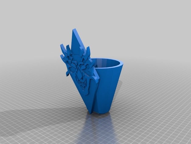 ejderha yüz guantlet bilezik 3D print model - Mito3D