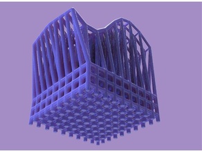 lattice sculpture sculptures conformal moffett surface 3d print model - Mito3D