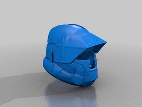 swtor trooper helmet option 1 & 2 revision 3d printing 3d print model - Mito3D