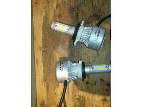 h7 led bulb adapter automotive mercedes repair part 3d print model - Mito3D