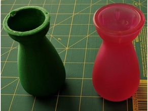 replacement bud vase decor flower hackadayrepaircontest 3d print model - Mito3D
