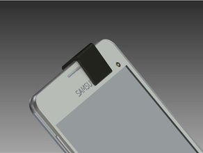 cep telefonu casus engelleyici ön cam kamera zeka mobil nsa 3d print model - Mito3D