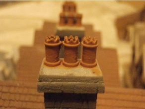 scaleprint chimney pots part 1 00 ho scale buildings & structures 00 trains ho trains scaleprint
