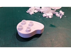 duplo picar carne juguetes de construcción compatible lego 3d print model - Mito3D
