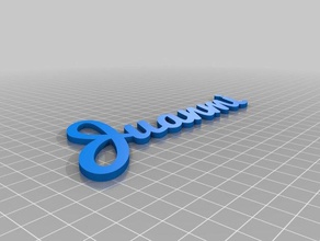 nombre juanmi - name accessories chain key keychain llavero logo 3d print model - Mito3D
