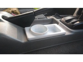 cup holder ash tray replacement mazda bongo automotive 3d print model - Mito3D