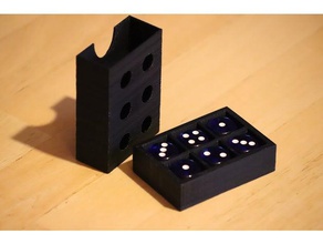 dice box 3x2 3d print model - Mito3D