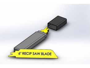 reciprocating saw blades case tools 3d print model - Mito3D