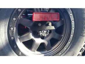 jeep placa de licença relo suporte teraflex mopar hd pneu operadoras a indústria automotiva veneno spyder 3d print model - Mito3D