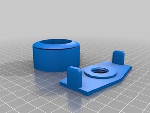 sanindusa floş düğme dirsek dişli 3d baskı 3d print model - Mito3D