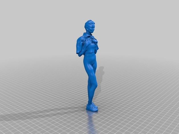 chimere femme 018 criaturas 3D print model - Mito3D