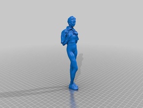 chimere femme 018 creatures 3d print model - Mito3D