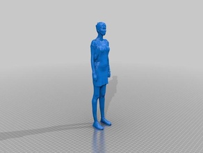 chimere femme 033 sculptures 3d print model - Mito3D