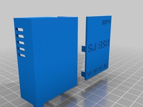 usb dc-dc dönüştürücü durum parçalar 3d print model - Mito3D
