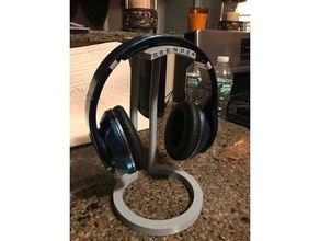 headphone stand gadgets 3d print model - Mito3D