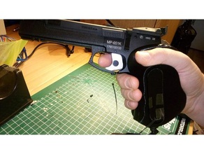 baikal mp-651k magnetic plug ergonomisches Griff sport & im freien co2 gun 3d print model - Mito3D