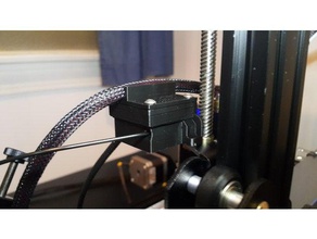 cr-10s filament sensor cable clip piggyback cover 3d printer parts 3d print model - Mito3D